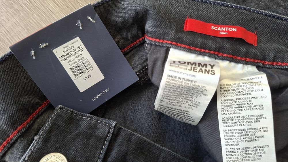 Spodnie jeansowe Tommy Jeans Scanton 32/32 NOWE