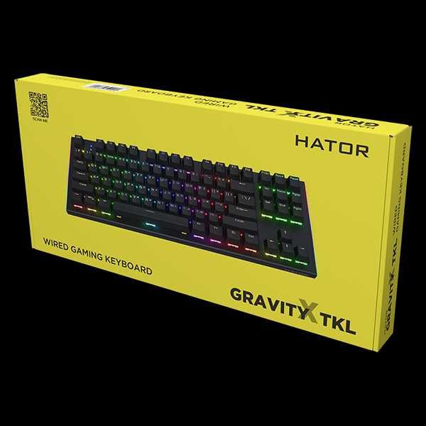 Клавиатура HATOR Gravity X TKL Orange Black