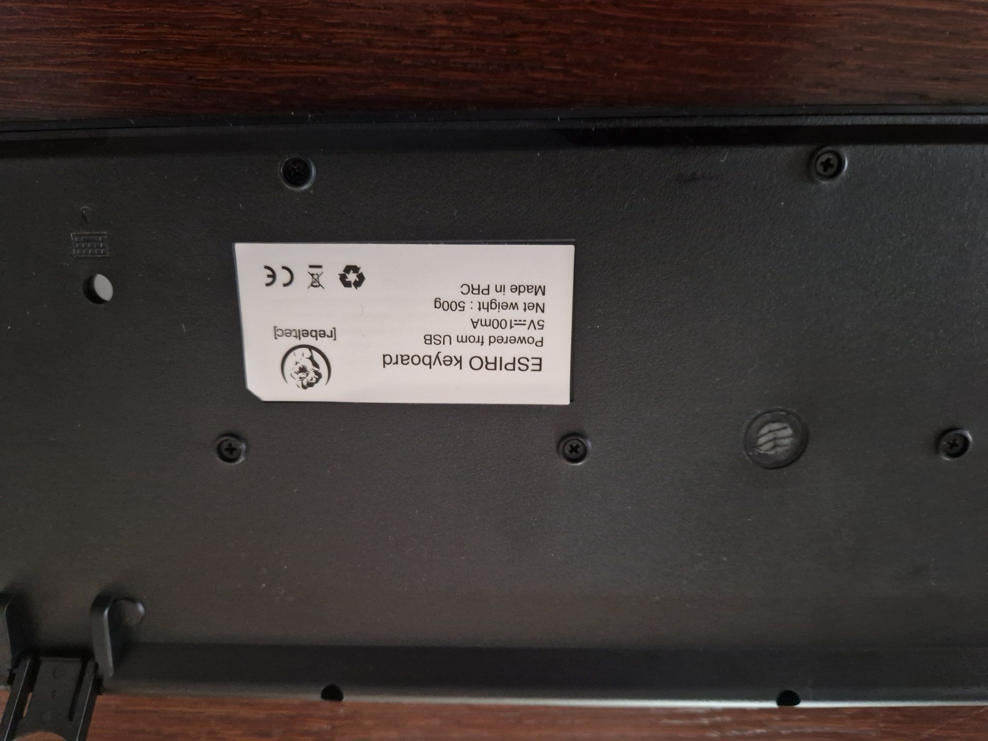 Klawiatura Rebeltec ESPIRO USB - Cicha, Niskoprofilowa