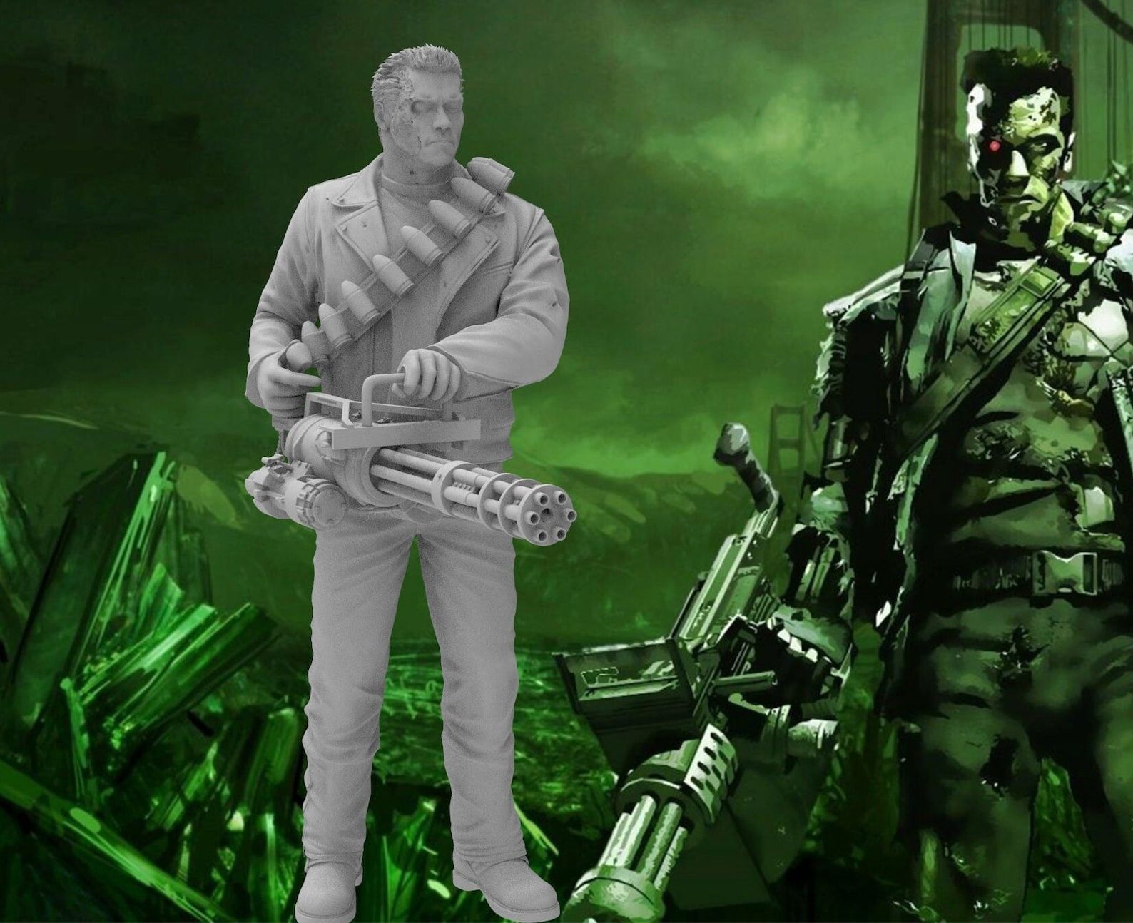 Terminator Arnold Figurka 3D