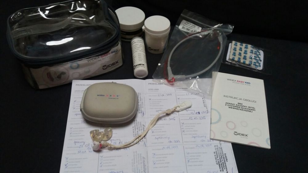 Aparaty słuchowe Widex Baby 440 jak nowe