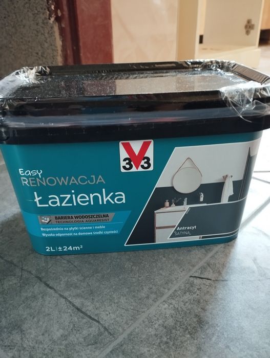 Easy renowacja łazienka 2l antracyt Farba renowacyjna do łazienki V33
