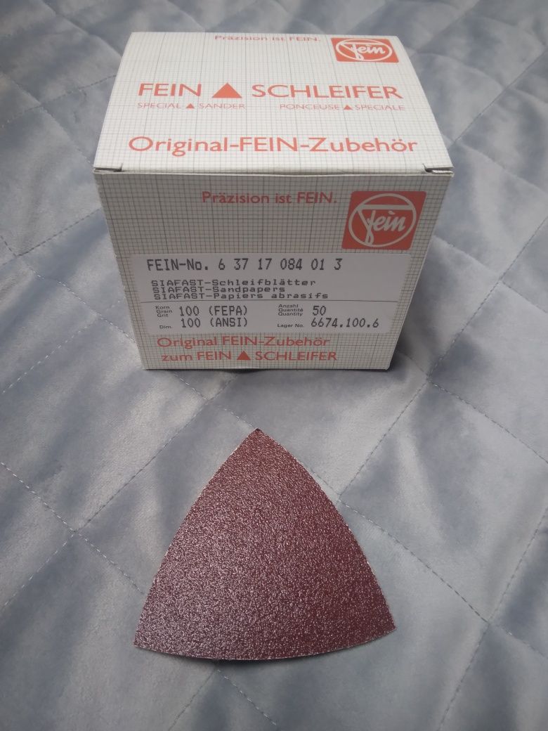 Papier ścierny fein delta gradacja 100