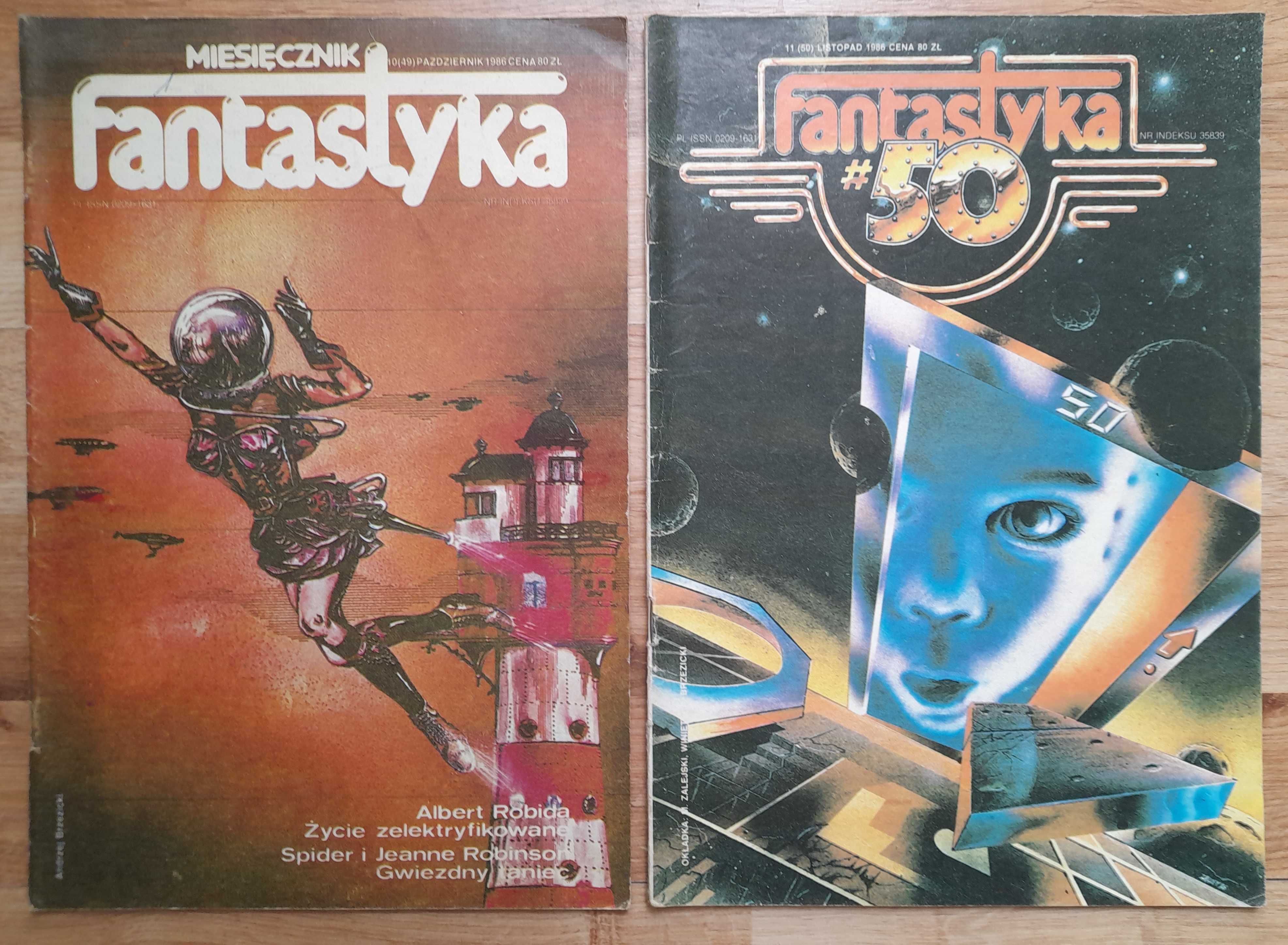 Miesięczniki FANTASTYKA nr 11 i 12 / 1986