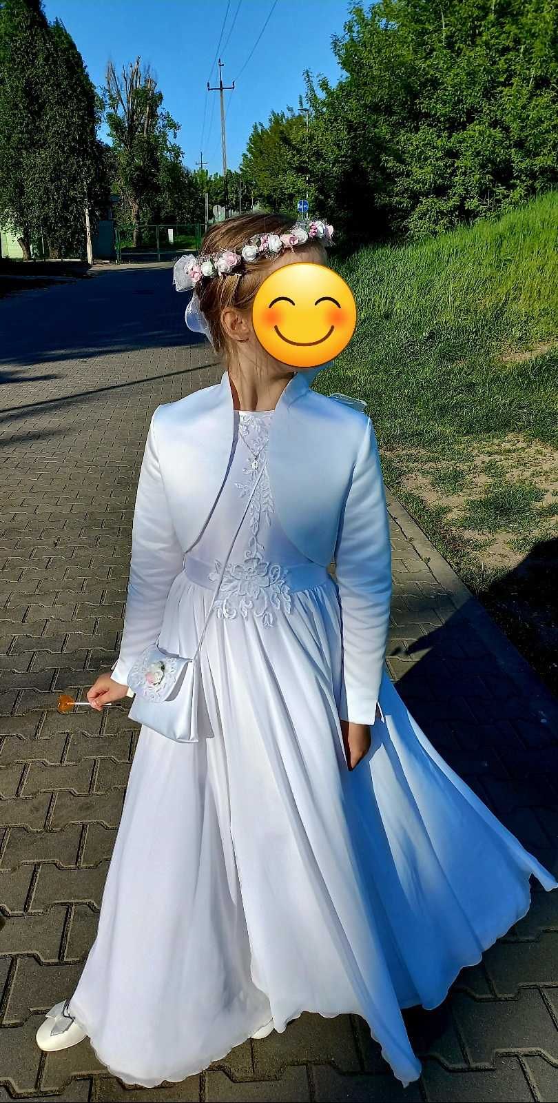 Sukienka komunijna rozm 140
