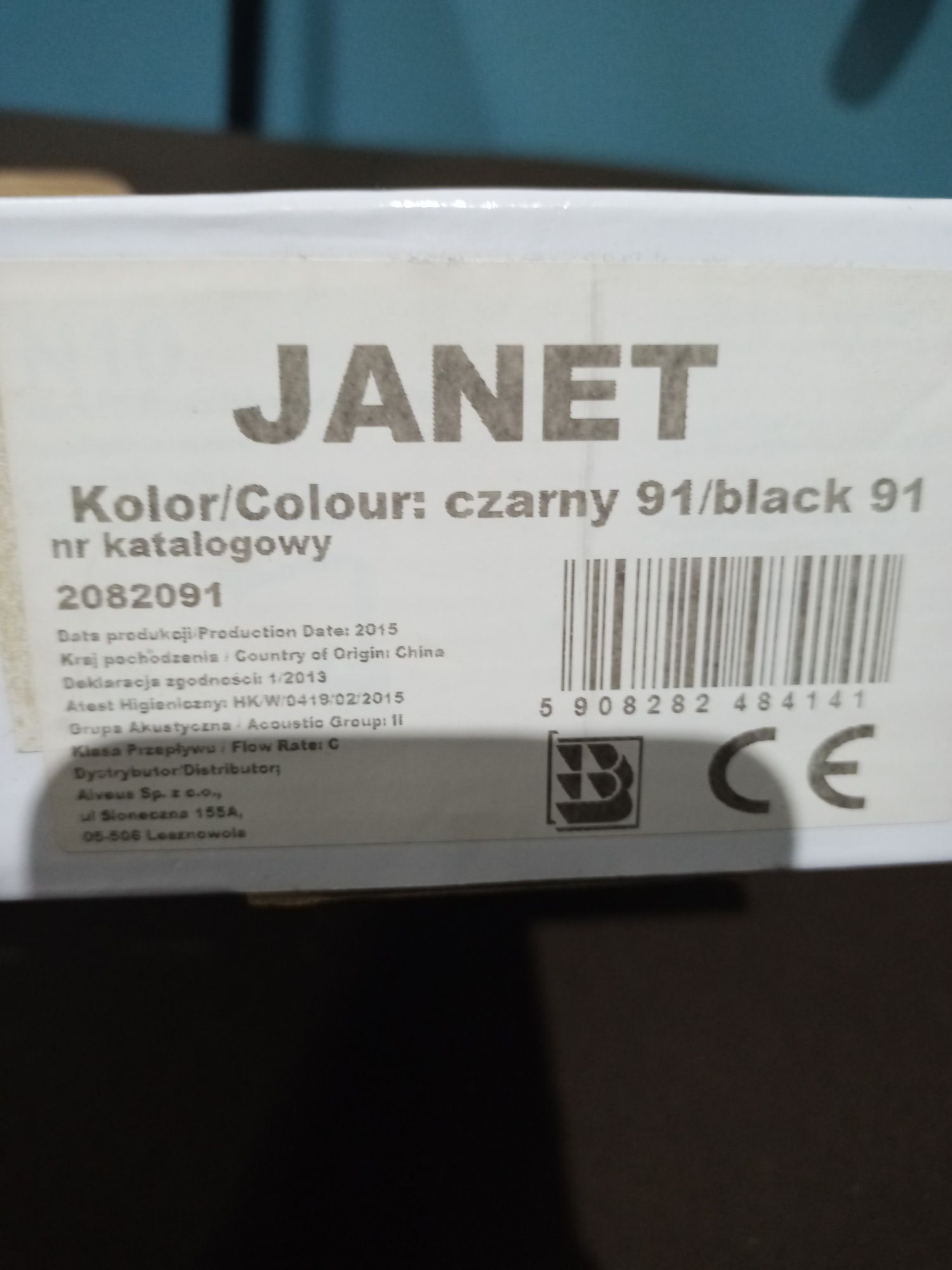 Bateria do zlewu Janet czarny 91 nowa