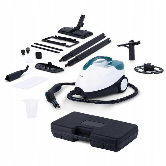 H.koenig Nv6400 Myjka Parowa 2000w Stal Nierdzewna 1,5l Czyszczenie