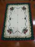 Pano com renda tema Natal (novo)