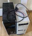 Stary komputer pc jednostki 2 szt. I monitor