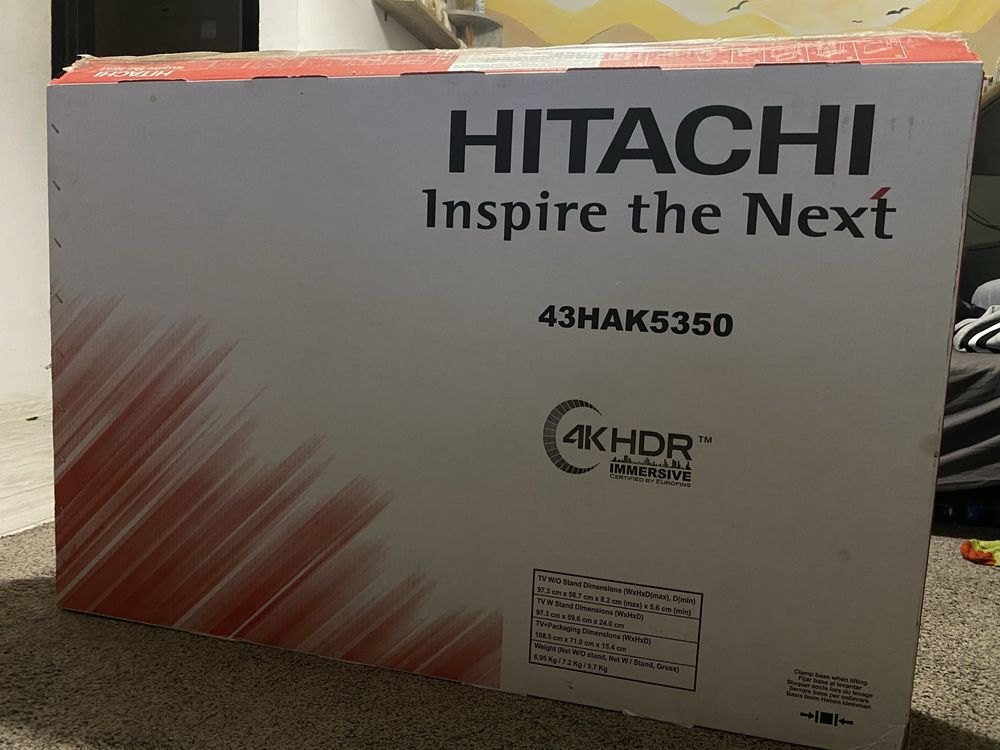 Телевізор Hitachi 43HAK5350. 4К