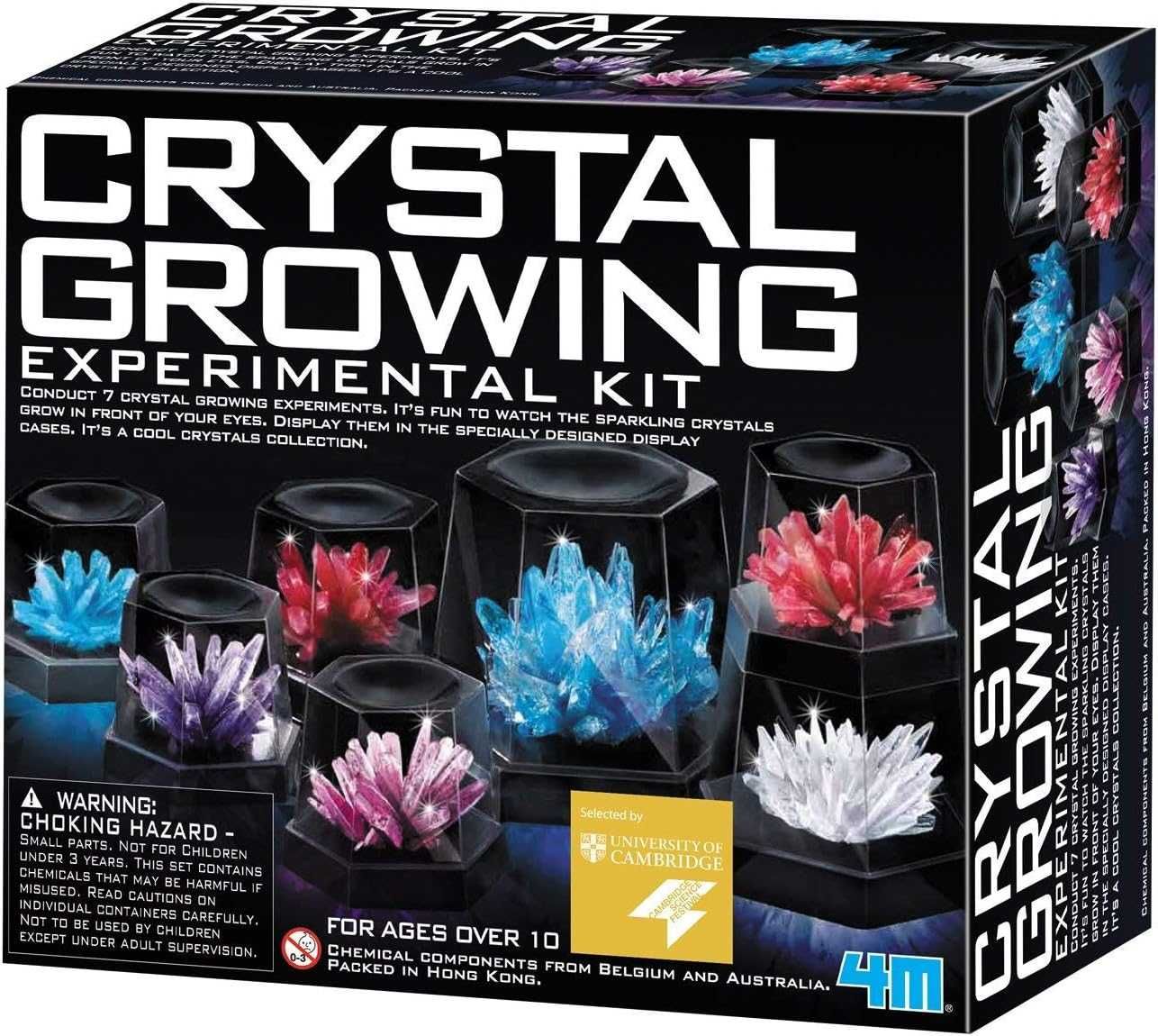 Набор опыты с кристаллами, вырасти 7 кристаллов Crystal Science Kit