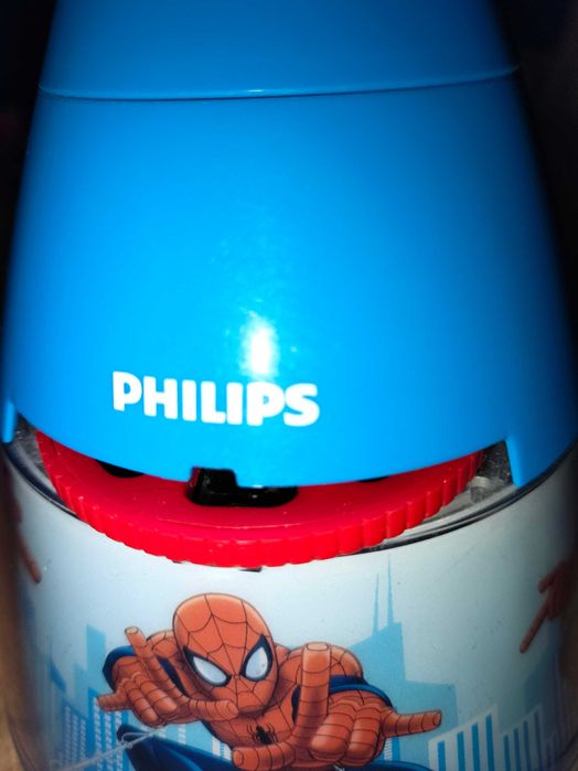 Lampka Philips Spider Man z projektorem.