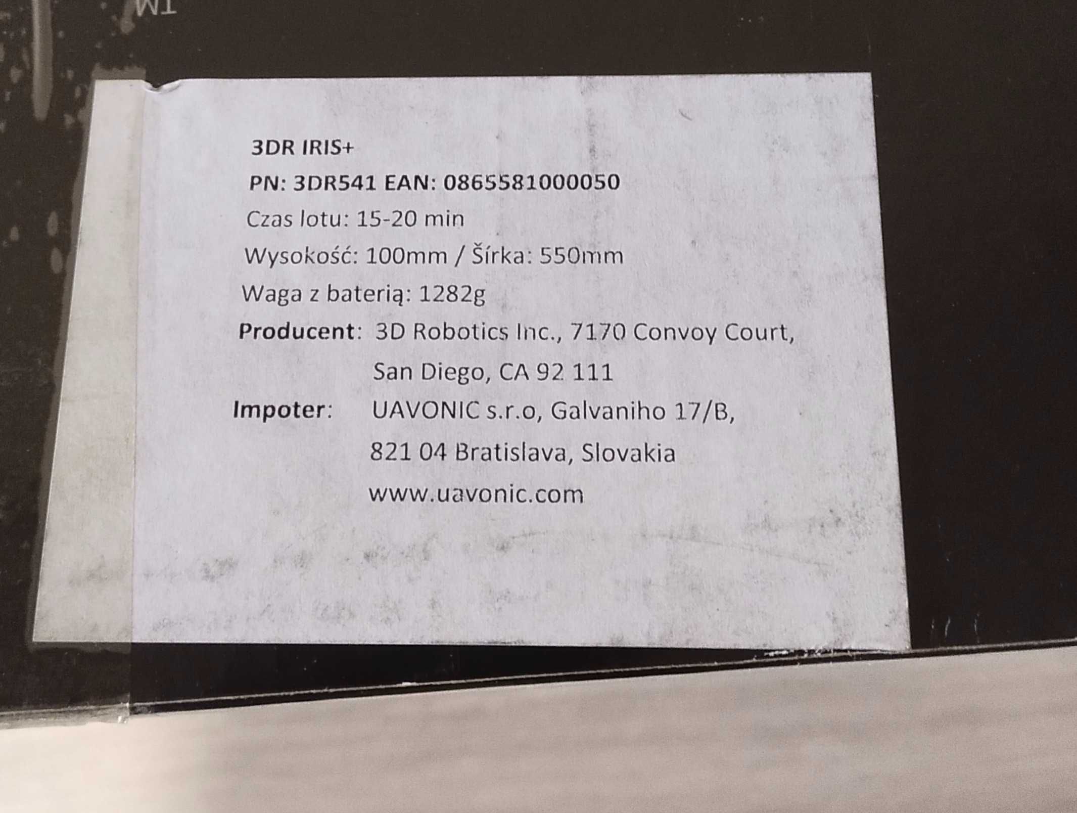Nowy dron Iris + 3DR Robotics PIXHAWK, GPS, Telemetria