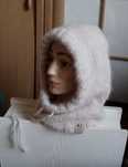 kaptur fluffy balaclava z alpaki i kaszmiru