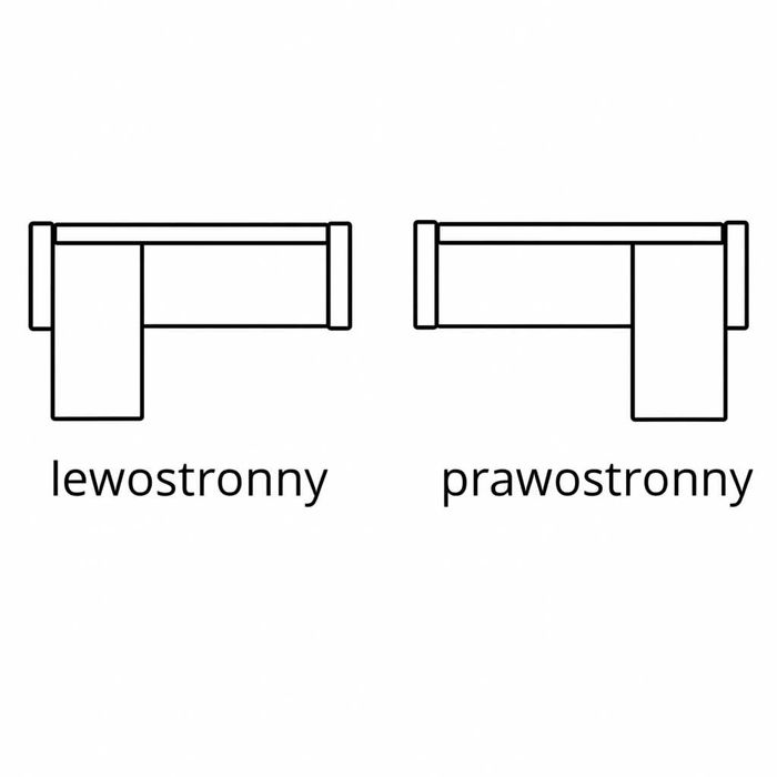 Nowoczesny narożnik elegancki z nowoczesnymi przeszyciami rogówka sofa