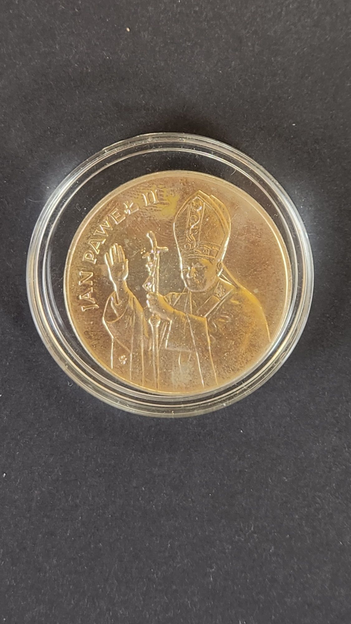 Srebrna moneta kolekcjonerska Jan Paweł II 1987 10.000 zł