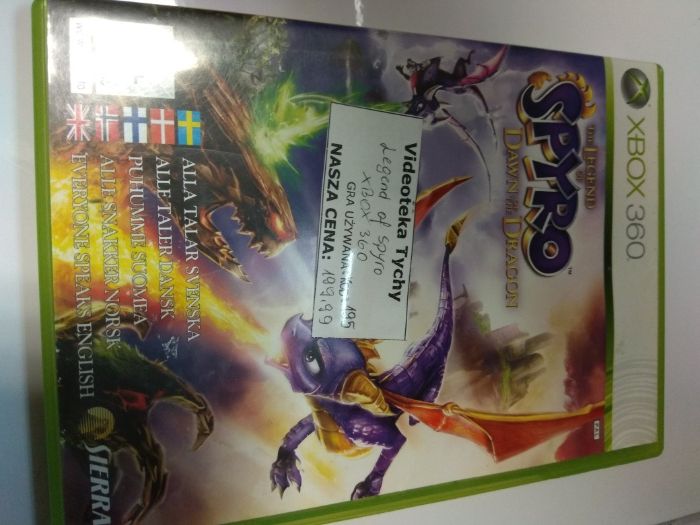 The legend of spyro xbox 360, Sklep Tychy