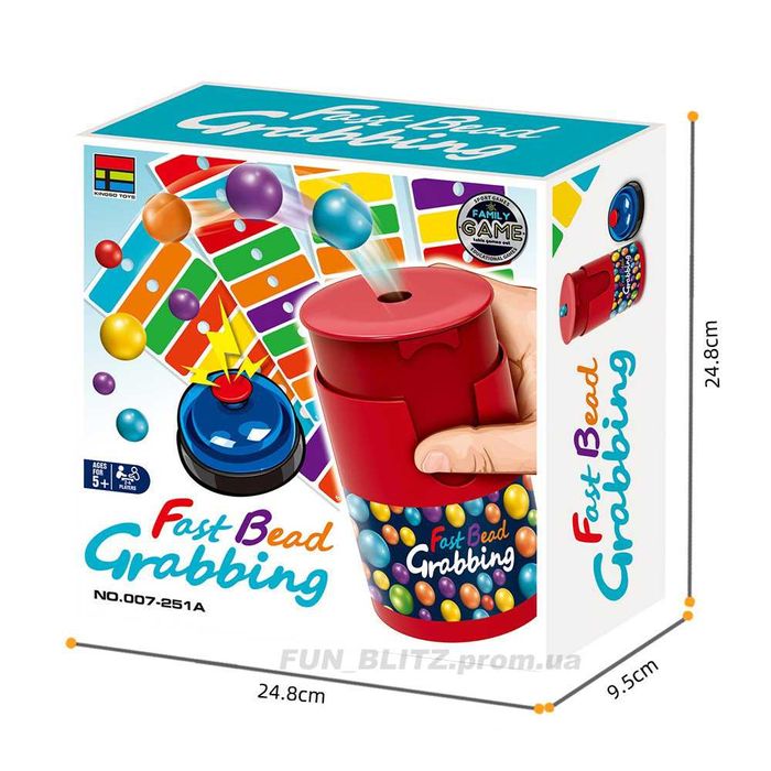Настільна гра "Fast Bead Grabbing" / Кольорова доріжка / гра для всіх