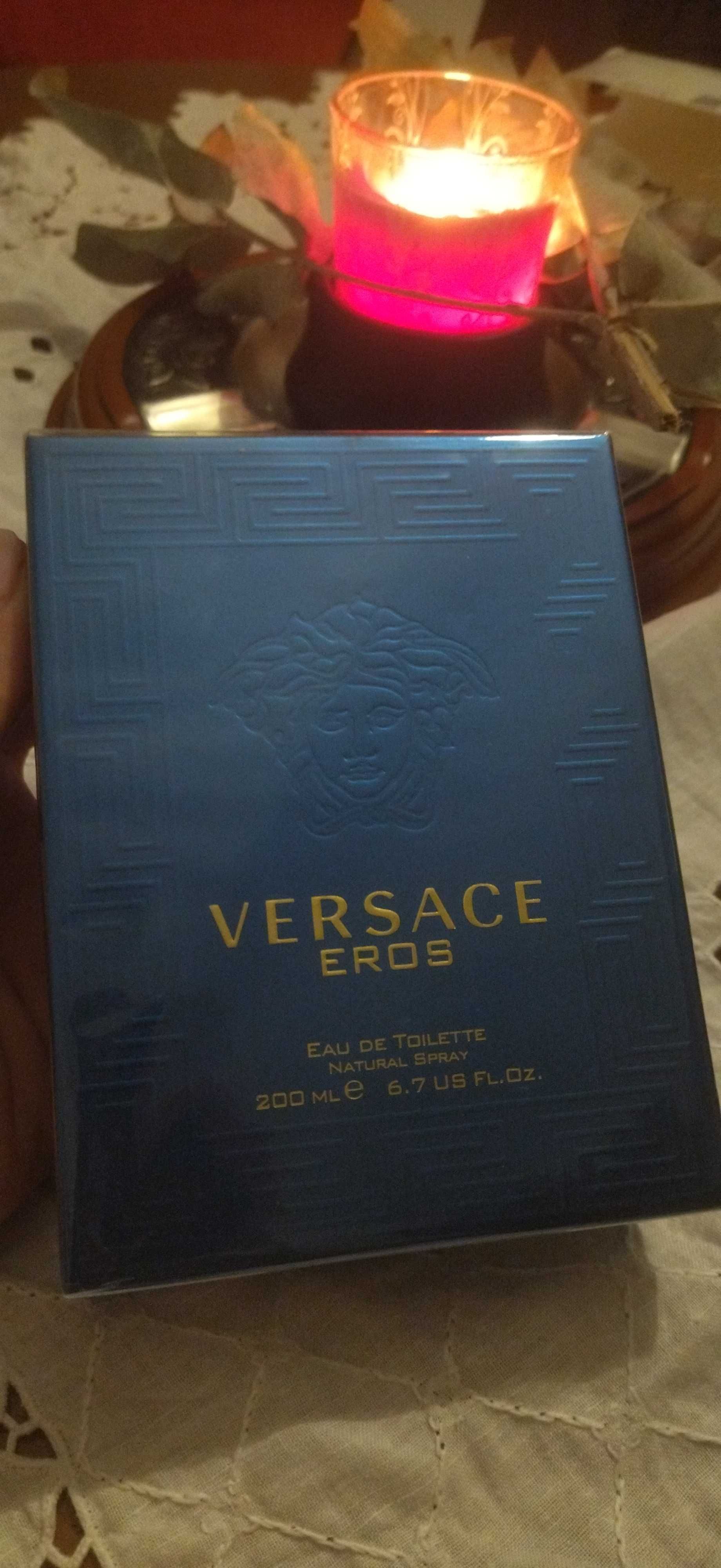 Versace Eros EDT 200 ml -   ORIGINAL ! para Homem perfume NOVO Sel