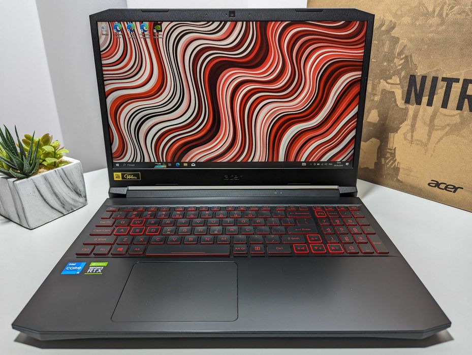 LAPTOP GAMINGOWY Acer Nitro RTX 3050 Ti i5-11400H 144hz Komputer