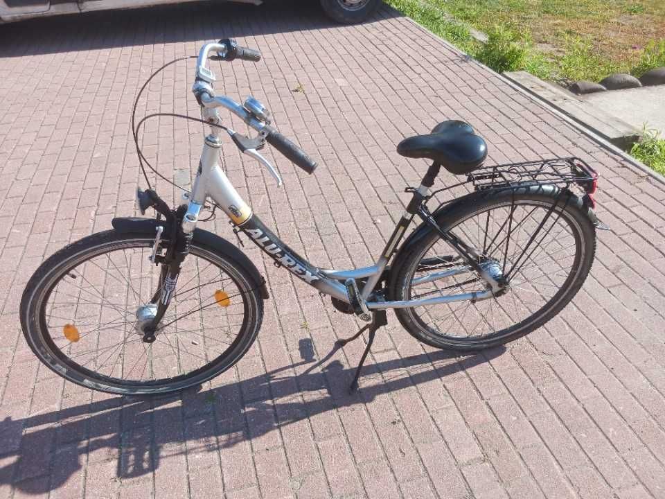 Rower alu-rex z 7biegowa przerzutka w kole