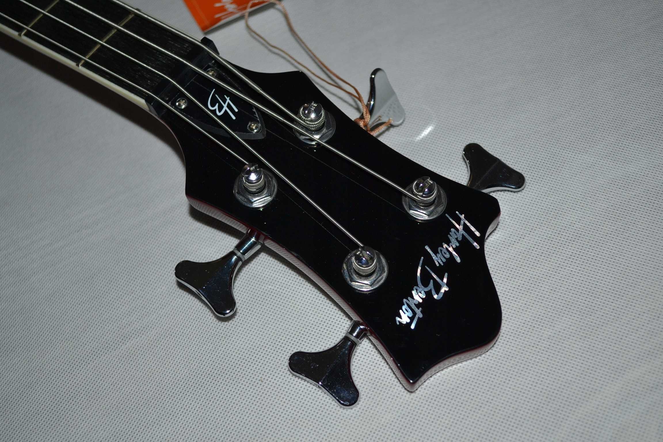 Harley Benton RB-414 CS RICKENBACKER bas nowy wyregulowany