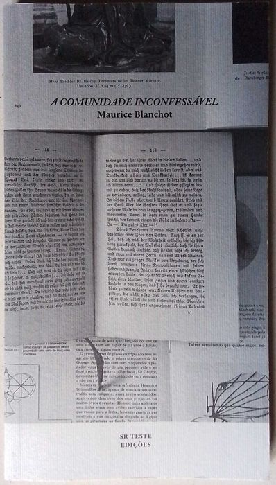 Livros de Samuel Beckett, Harold Pinter & Maurice Blanchot