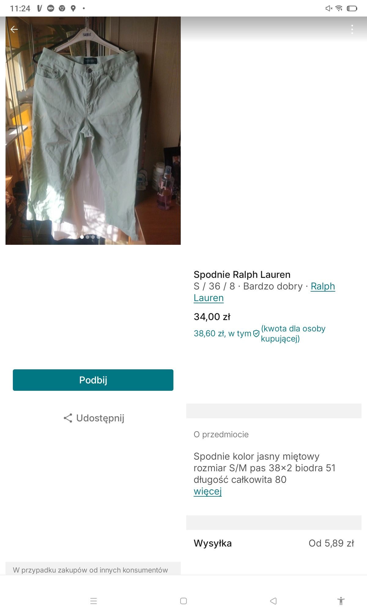 Spodnie Ralph Lauren
