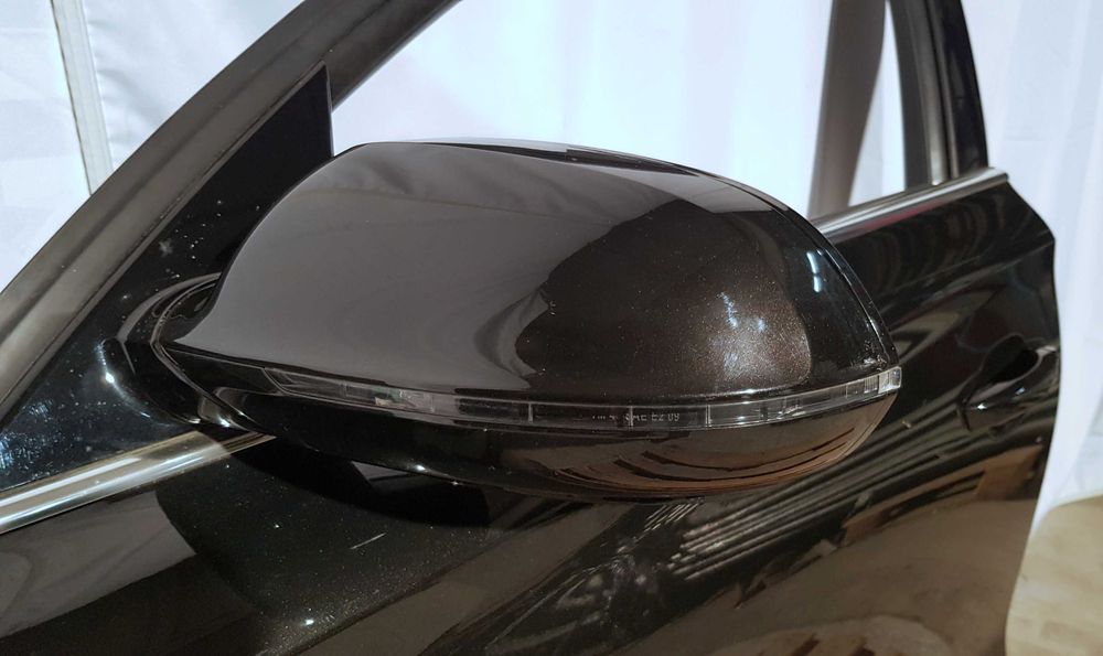 Drzwi Lewe Przednie Audi A8 D4 Czarne Kompletne z Boczkiem