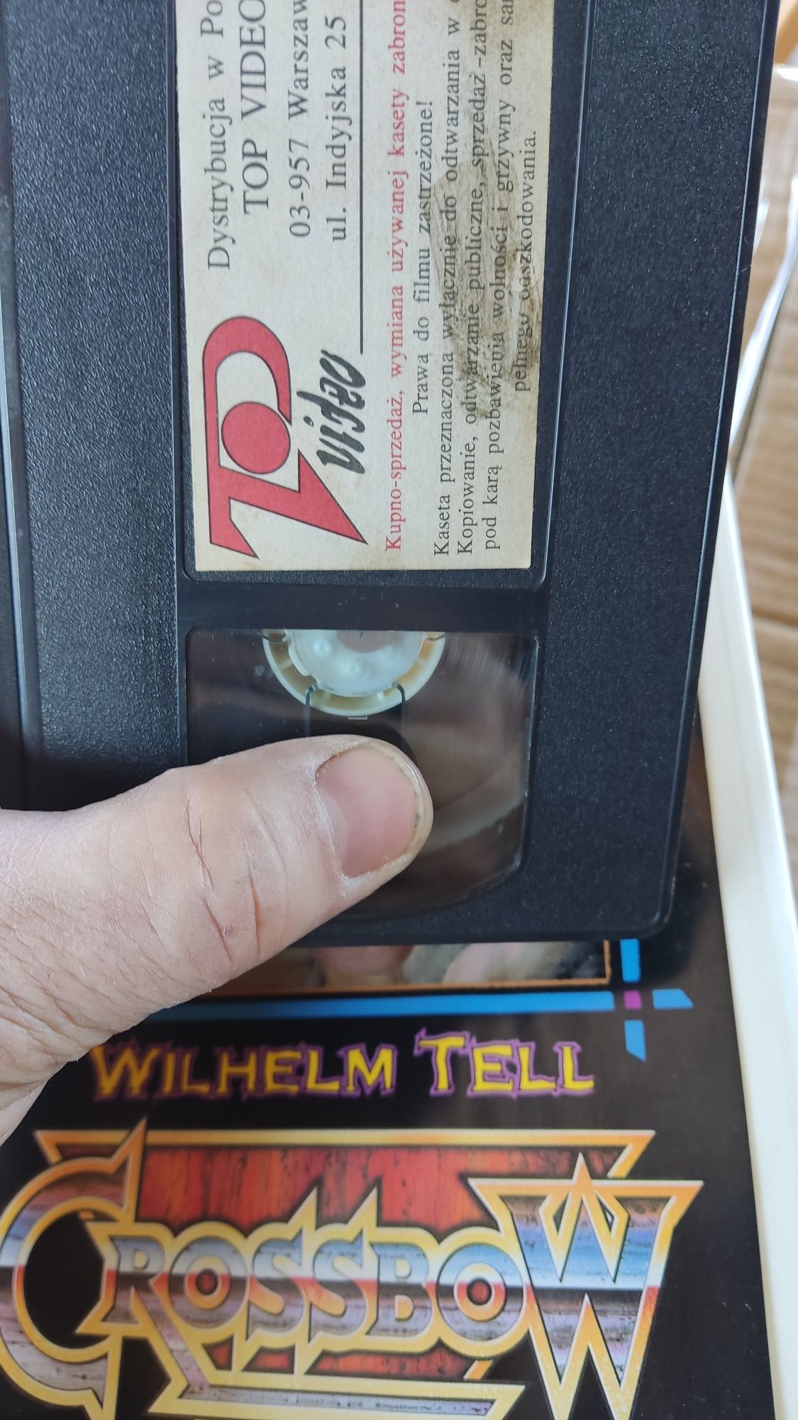 Wilhelm Tell barwna legenda kaseta VHS
