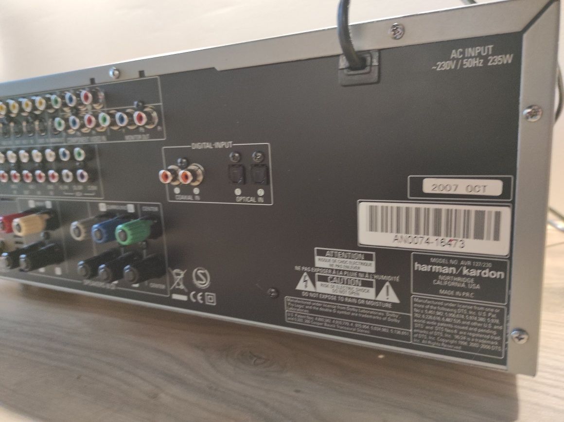 Harman Kardon AVR-137 amplituner kino domowe 5.1 tryb stereo hifi