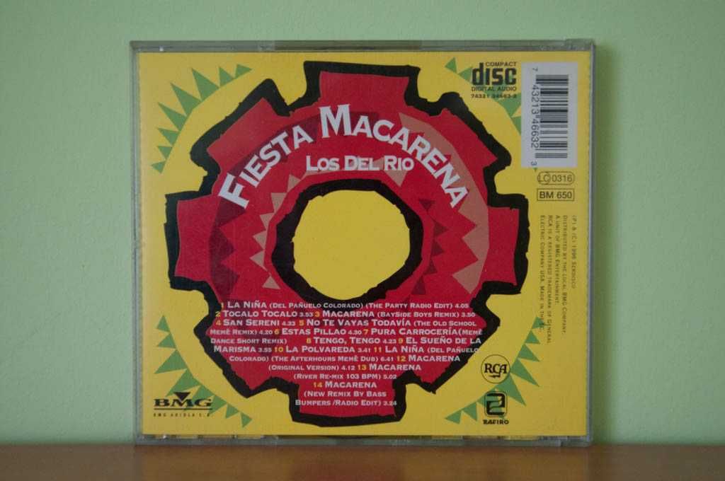 Płyta CD Los Del Rio Fiesta Macarena