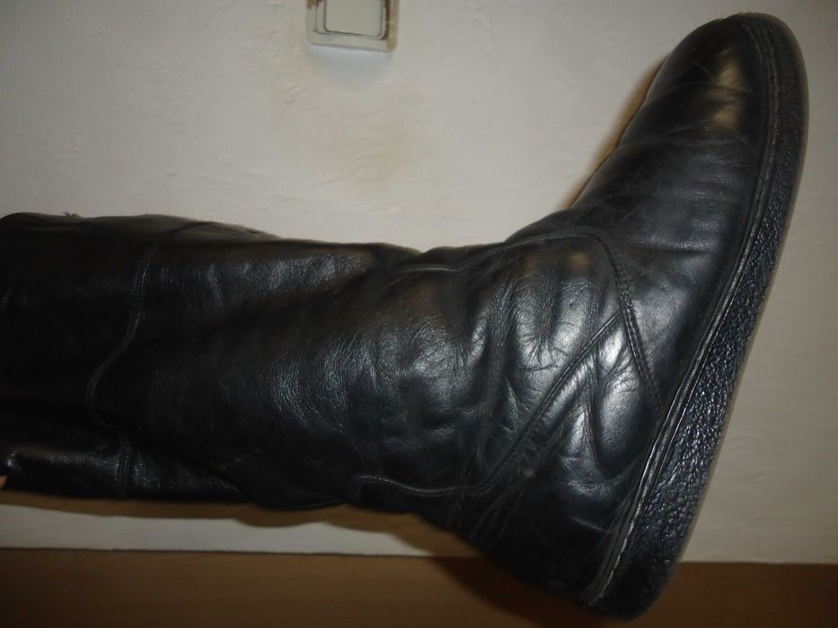 сапоги зима кожа