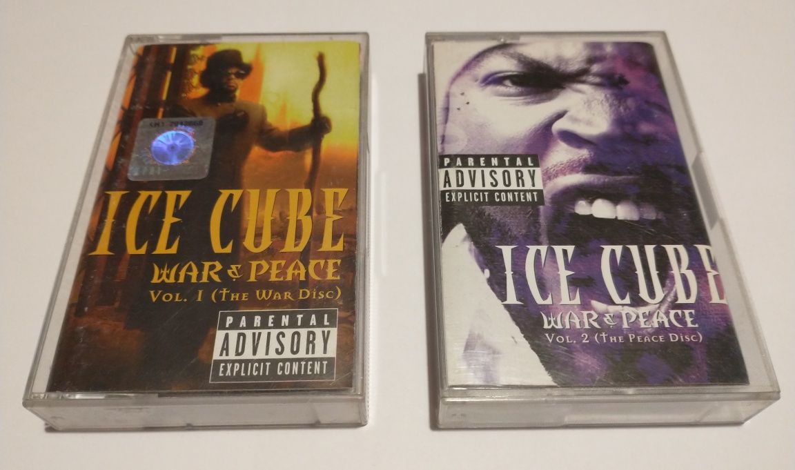 Ice Cube - War & Peace vol.1 i 2 - zestaw kaset magnetofonowych unikat