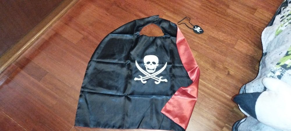 Capa de pirata para crianças
