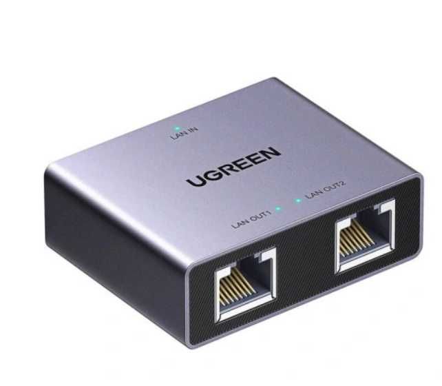 Adapter rozgałęźnik Ethernet Ugreen NW301 (1x2) Splitter