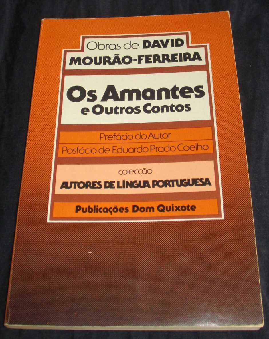Livro Os Amantes e outros Contos Mourão-Ferreira Autografado