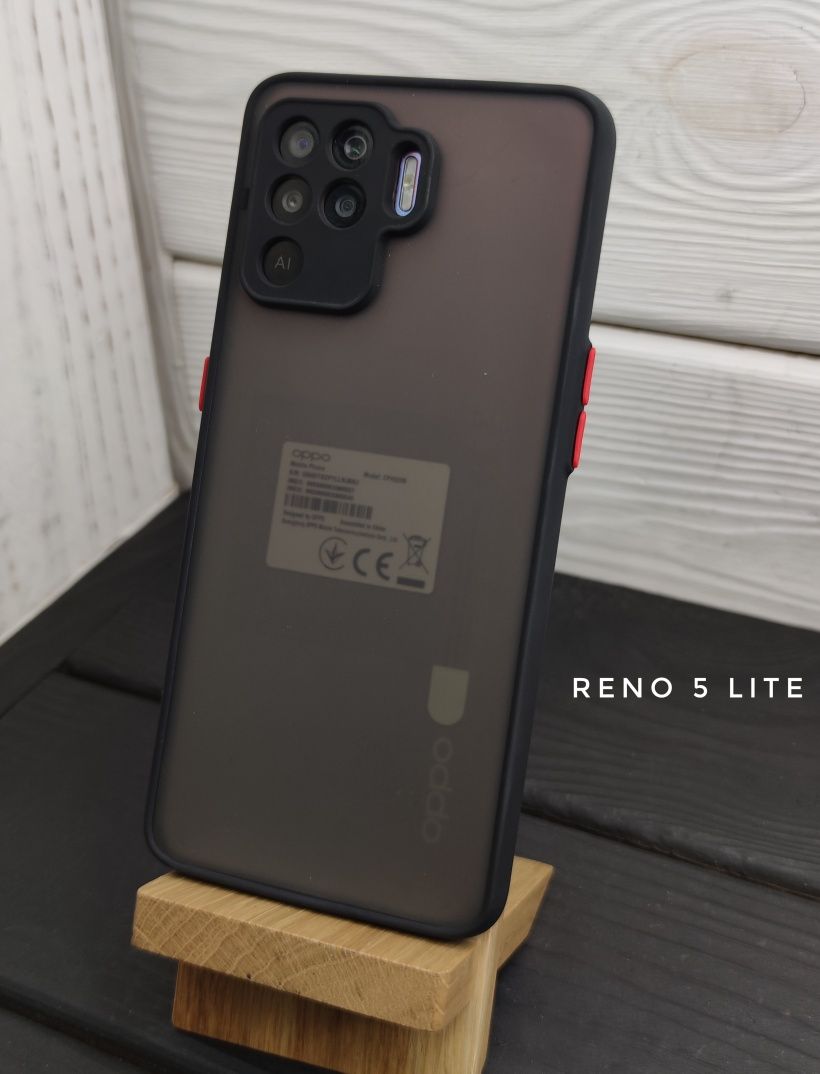 Чехол матовый Matt на Oppo Reno A53/ A54/ Reno 5 Lite Тонкий. Матовый