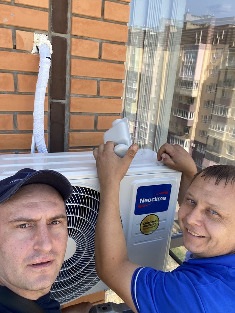 Установка кондиціонерів рекуператорів та ін.