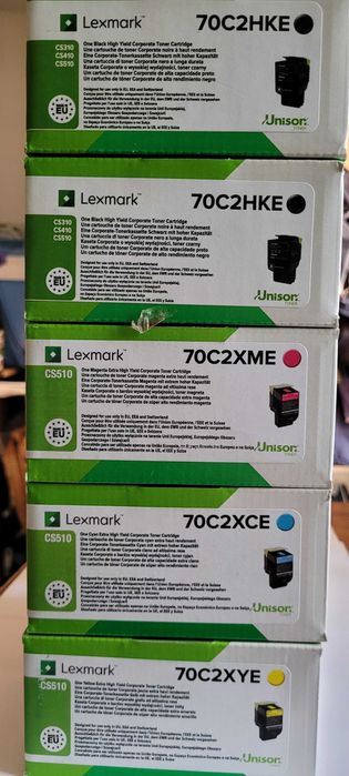 Komplet tonerow do lexmark cs510
