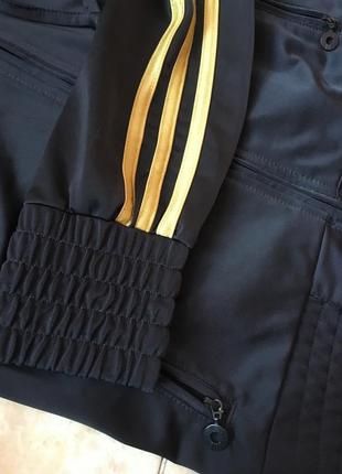 Олімпійка зіпка оригінальна адідас adidas чорна з капюшоном спортивна