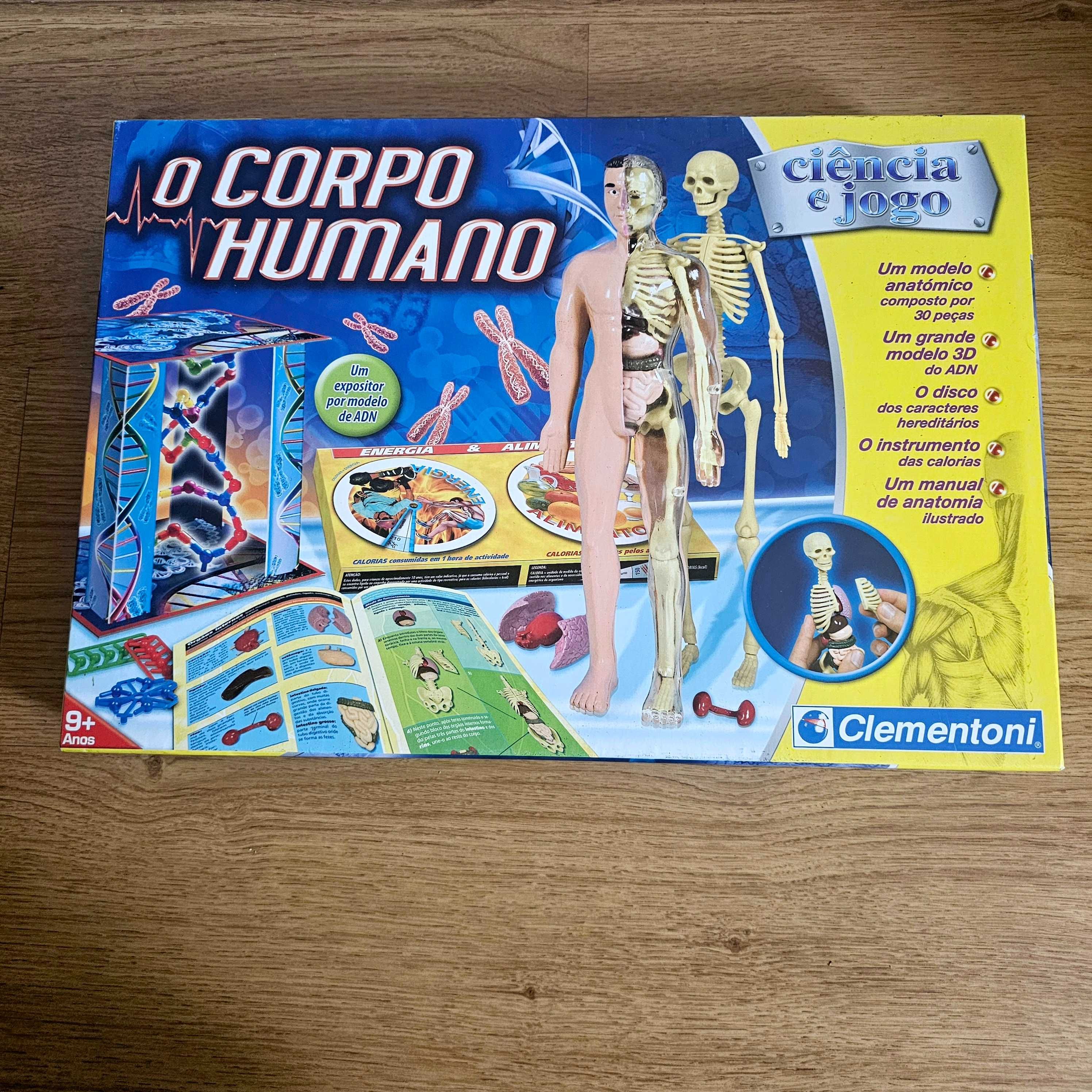 Jogo O Corpo Humano da Clementoni - Novo