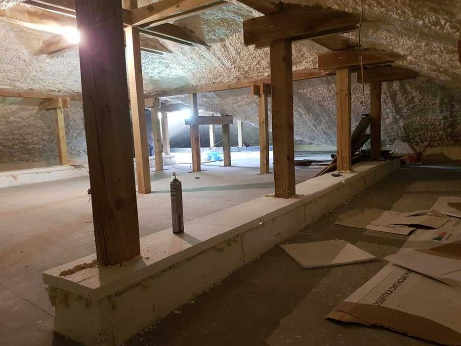 Ocieplanie Ocieplenie Izolacja dachu poddasza ścian pianka piana PUR