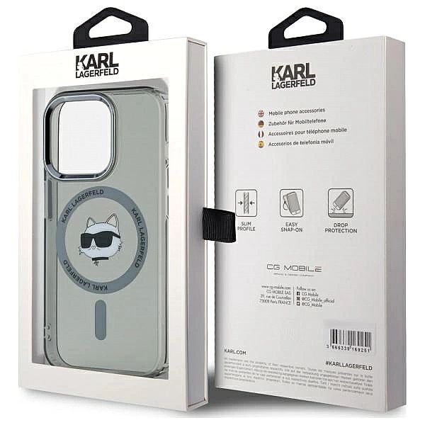 Karl Lagerfeld KLHMP15XHLSCHK iPhone 15 Pro Max 6.7" czarny/black hard