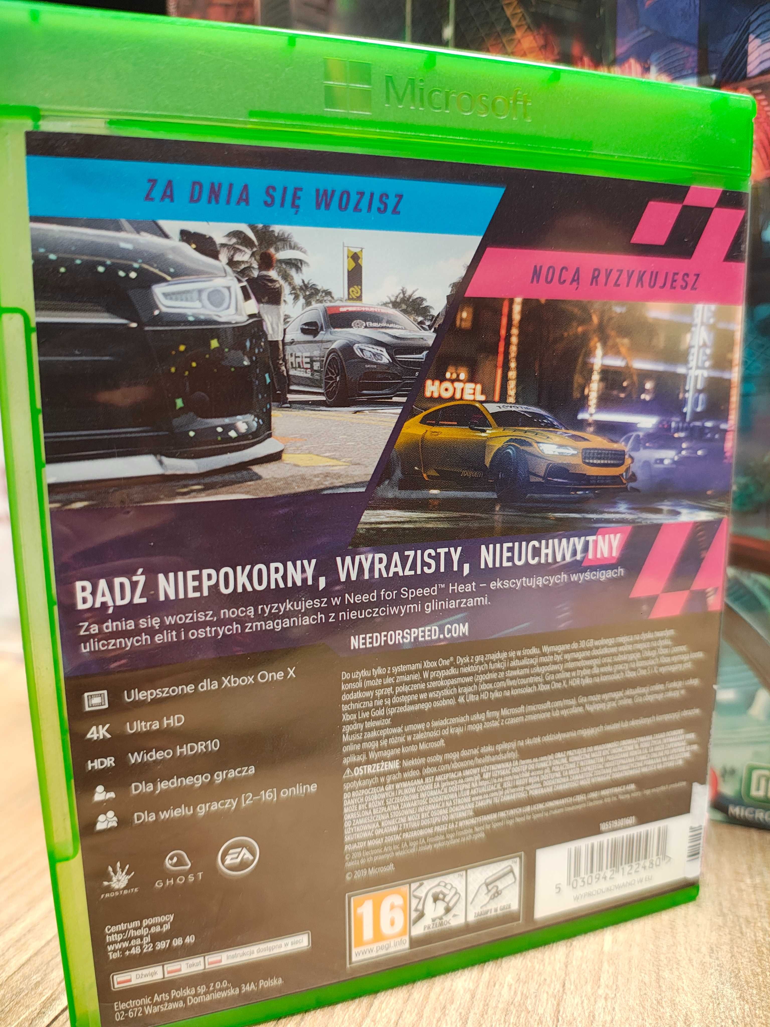 Need For Speed: HEAT Microsoft Xbox One Series X PL SklepRetroWWA