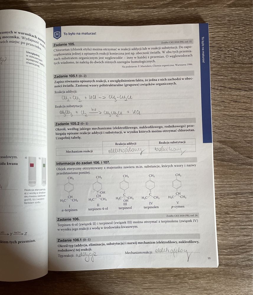 Maturalne karty pracy 2 Chemia Nowa Era