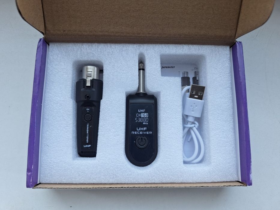 Бездротова 2,4Ггц радіо-система передавач і приймач - мікрофон гітара