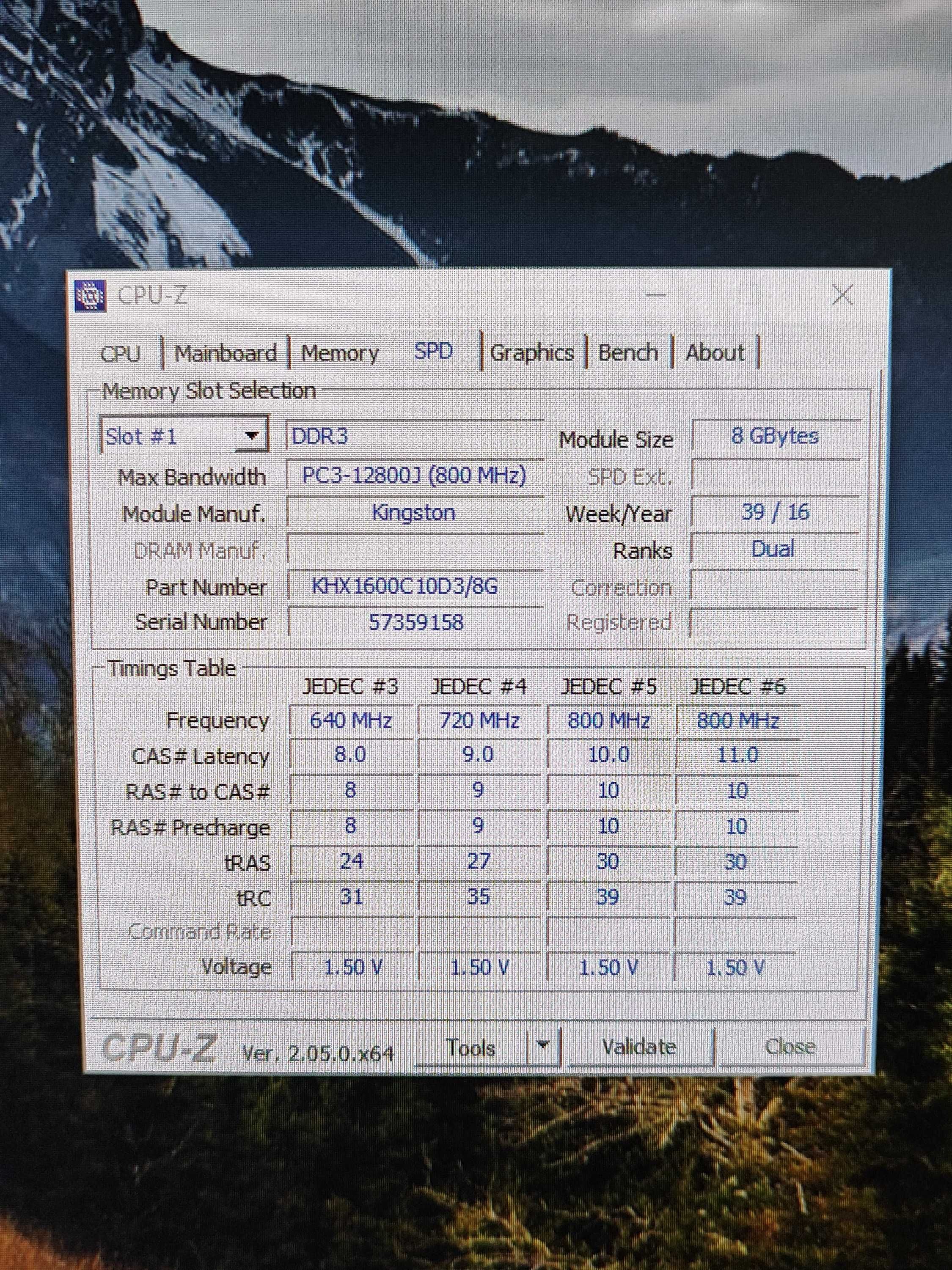 Kingston hyper x ddr3 8gb + 8gb 16gb 1600mhz