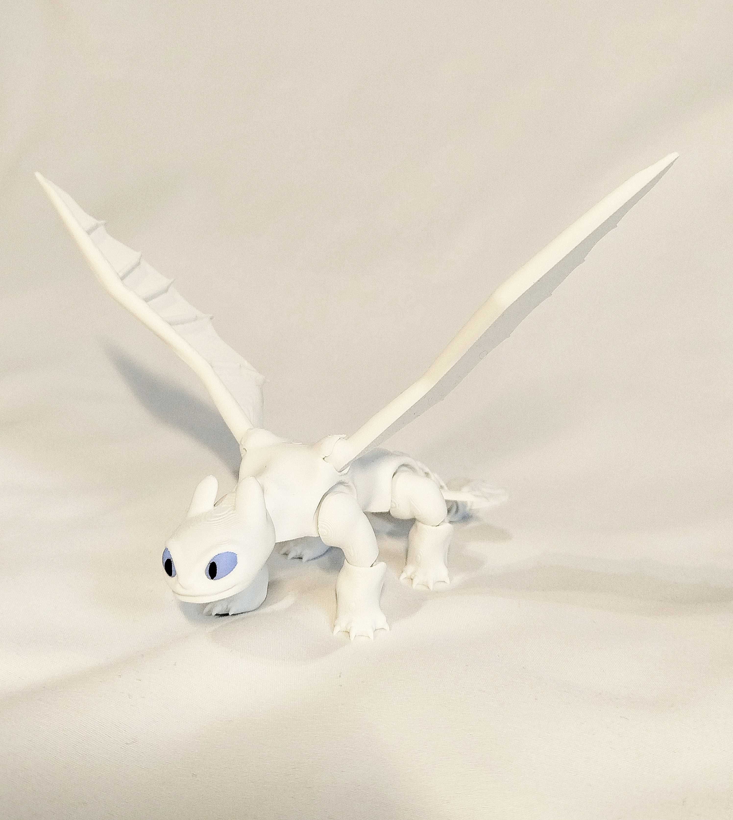 Jak wytresować smoka zestaw Nocna i Biała Furia Figurki 3D Multivers3D
