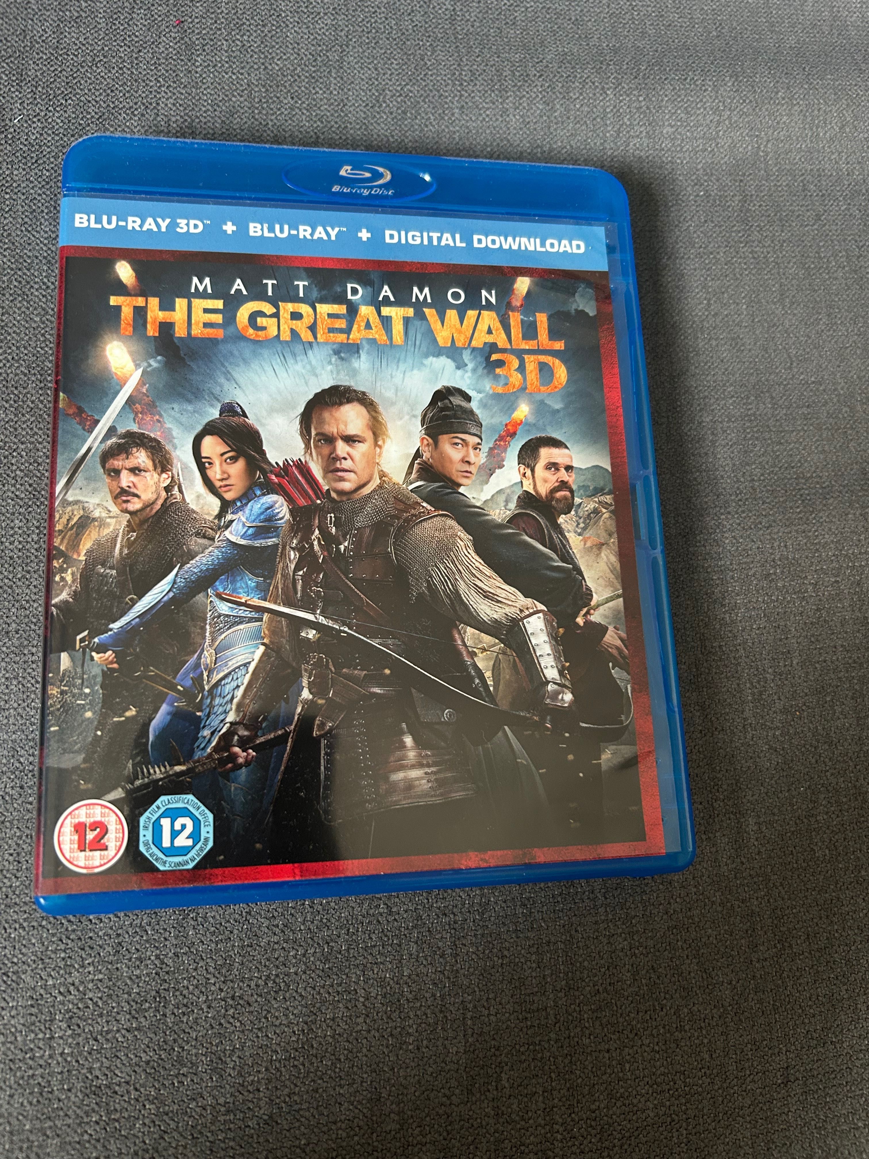 The great wall blu ray, 3D , Digital